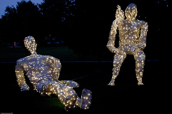 May 25, 2010, Light sculptures