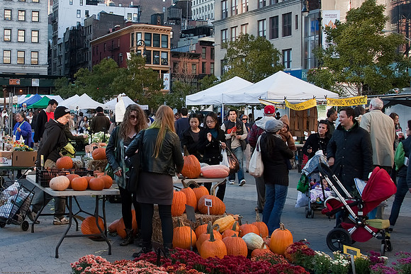 October 16, 2010, Union Square farmer's market