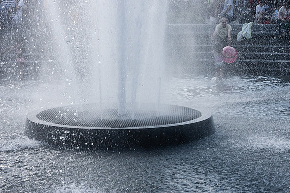 July 2, 2010, Washington Square Park Fountain