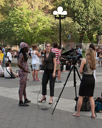 July 9, 2010, Interview with a guy in a leotard