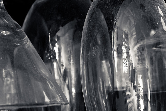 July 13, 2010, Wine glass reflection
