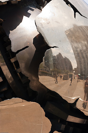 July 17, 2010, United Nations Globe Sculpture