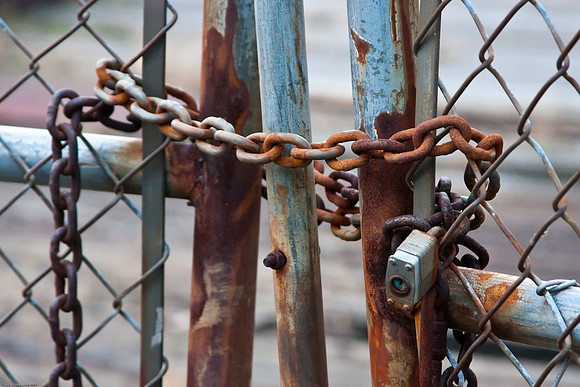 January 13, 2010, Locked Gate