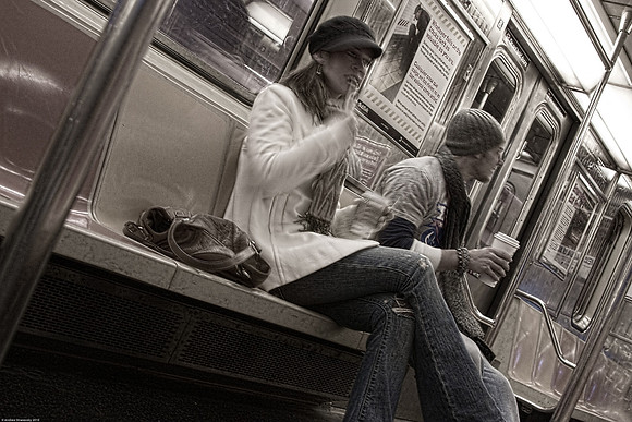 February 6, 2010, Early morning subway