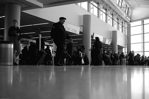 February 12, 2010, Newark Airport