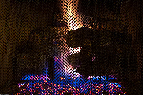 February 13, 2010, Fireplace