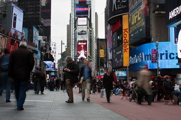 March 25, 2010, Times Square Tourists