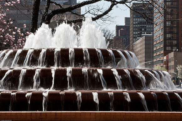 April 4, 2010, East Side Fountain