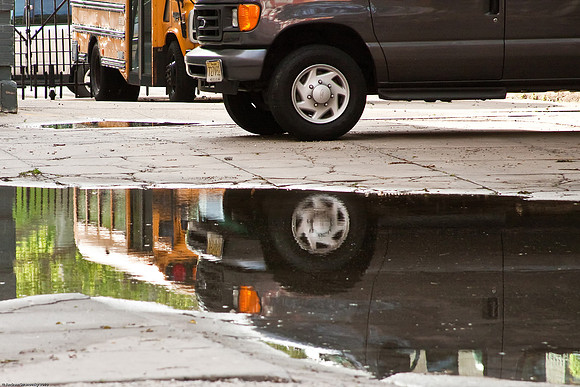 May 3, 2010, Rain puddle
