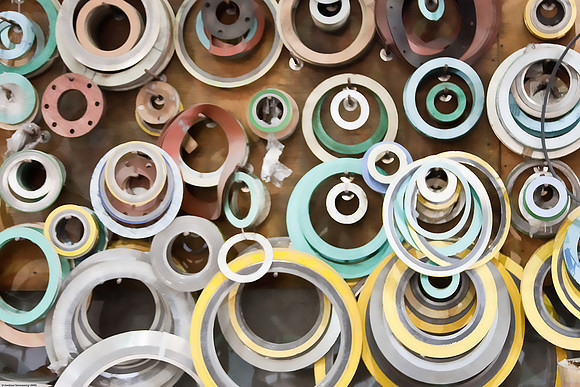 September 9, 2010, Wall of gaskets