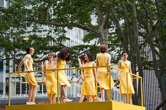 May 14, 2010, "Walk the Walk" by artist Kate Gilmore