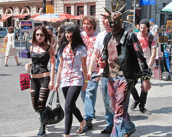 May 16, 2010, Zombie March in Union Square