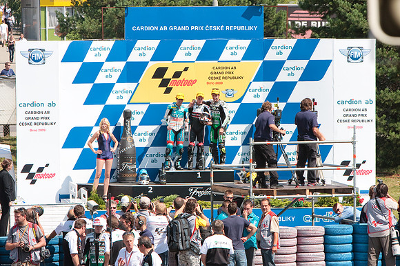 Terol, Simon, and Iannone, 125cc Brno MotoGP