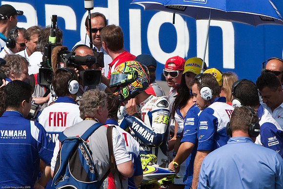 Rossi, Brno MotoGP starting grid