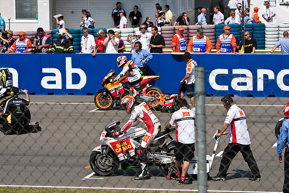 Brno MotoGP starting grid