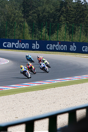 Rossi, Pedrosa, Lorenzo, Elias, Dovizioso, Capirossi, Brno MotoGP race