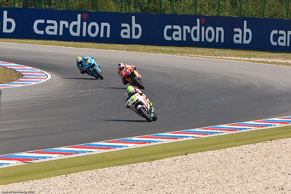 Elias, Dovizioso, Capirossi, Brno MotoGP