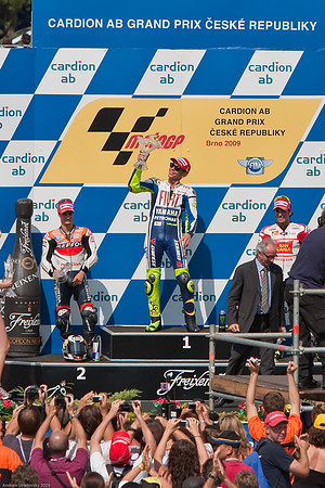 Rossi, Pedrosa, and Elias, Brno MotoGP