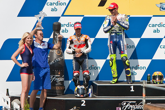 Rossi and Pedrosa, Brno MotoGP