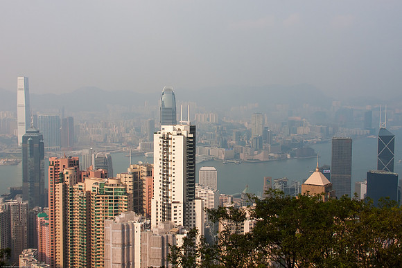 Hong Kong Skyline, Sheung Wan, Hong Kong S.A.R., China
