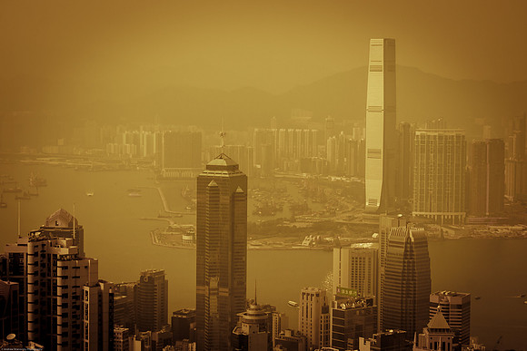 Hong Kong Skyline, Sheung Wan, Hong Kong S.A.R., China