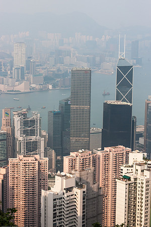 Hong Kong Skyline, Sheung Wan, Hong Kong S.A.R., China