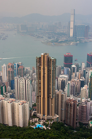 Hong Kong Skyline, Sheung Wan, Hong Kong S.A.R., China