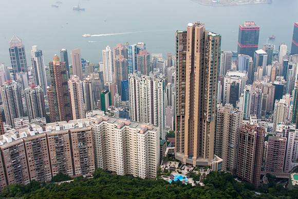 Hong Kong Skyline, Sheung Wan, Hong Kong S.A.R., China