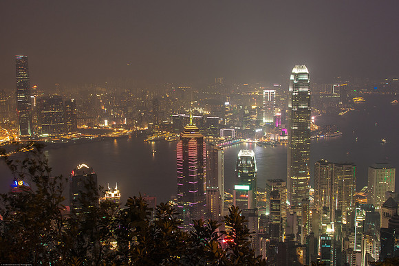 Hong Kong Skyline, Sheung Wan, Hong Kong S.A.R., China