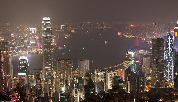 Hong Kong Skyline, Sheung Wan, Hong Kong S.A.R., China