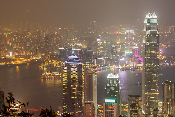 Hong Kong Skyline, Sheung Wan, Hong Kong S.A.R., China