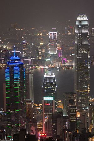 Hong Kong Skyline, Sheung Wan, Hong Kong S.A.R., China