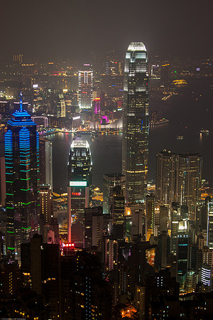 Hong Kong Skyline, Sheung Wan, Hong Kong S.A.R., China