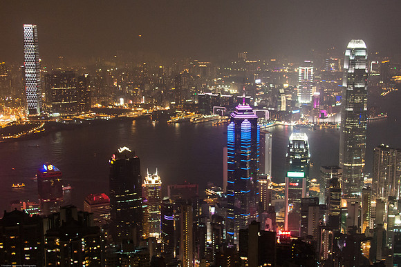 Hong Kong Skyline, Sheung Wan, Hong Kong S.A.R., China