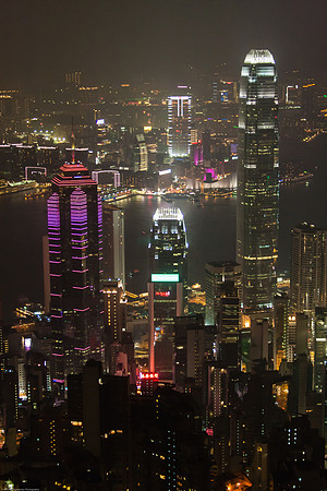 Hong Kong Skyline, Sheung Wan, Hong Kong S.A.R., China