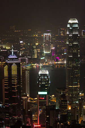Hong Kong Skyline, Sheung Wan, Hong Kong S.A.R., China