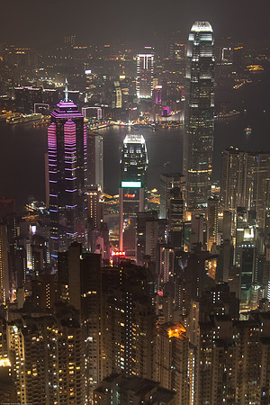 Hong Kong Skyline, Sheung Wan, Hong Kong S.A.R., China