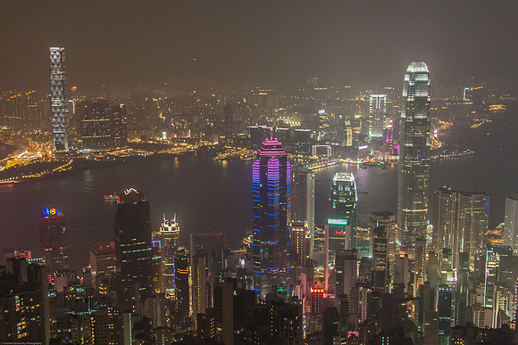 Hong Kong Skyline, Sheung Wan, Hong Kong S.A.R., China