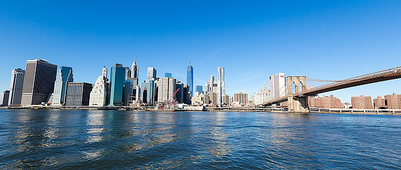 Downtown NYC and the Brooklyn Bridge