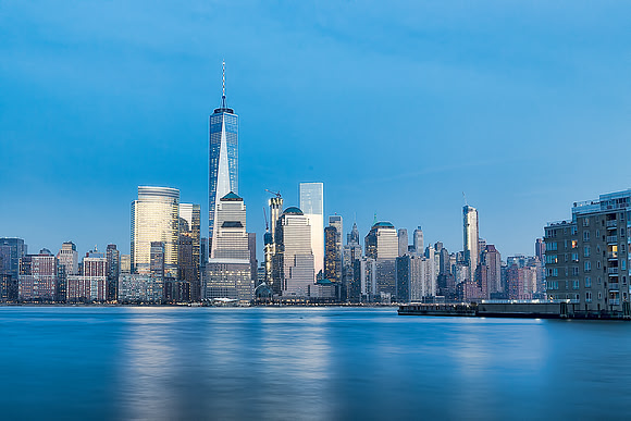 Downtown NYC in the Evening