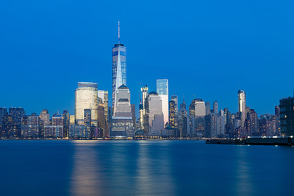 Downtown NYC in the Evening