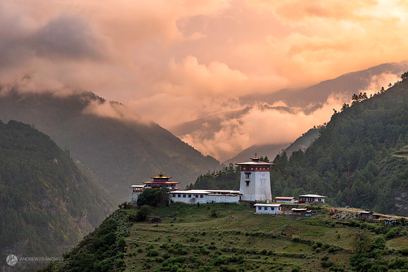 Dzong in Haa, Bhutan