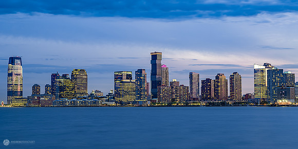 Blue Skies above Downtown Jersey City