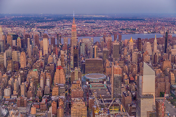 Empire State Building and Madison Square Garden