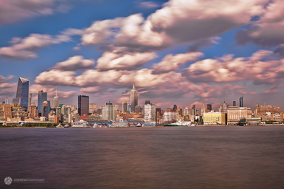 Clouds over the Empire State Building