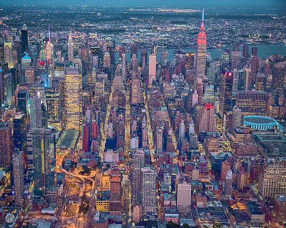 Empire State Building and Madison Square Garden