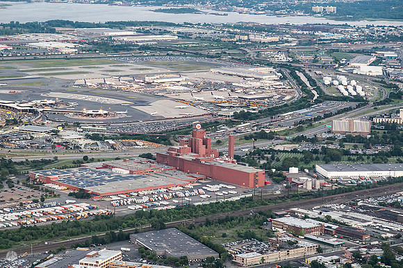 Anheuser-Busch plant and Newark Airport