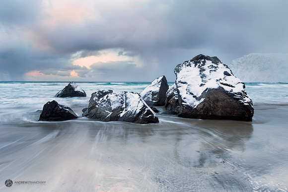 Skagsanden Beach, Lofoten Islands, Norway