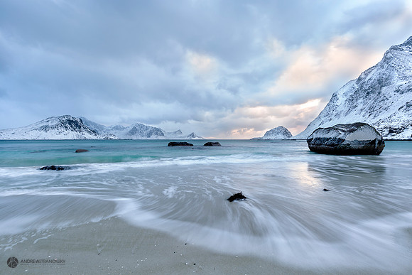 Skagsanden Beach, Lofoten Islands, Norway