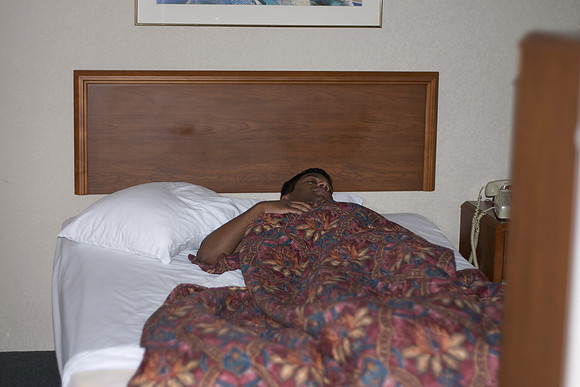 Hotel in Houston, after missing the flight to Caracas